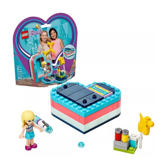 Lego Friends NIP Stephanie's Heart Box, #41356, 2019, 85 Pieces - Picture 1 of 3